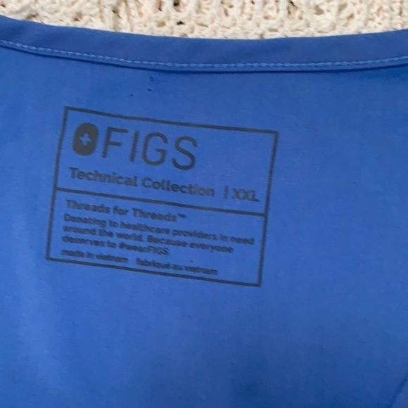 Figs Leon Three Pocket Scrub Top XXL - Picture 8 of 9